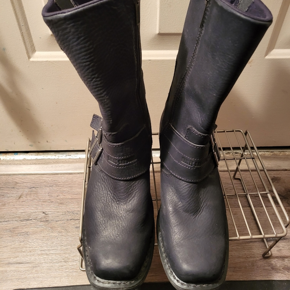 HARLEY-DAVIDSON Black Motorcycle Boot